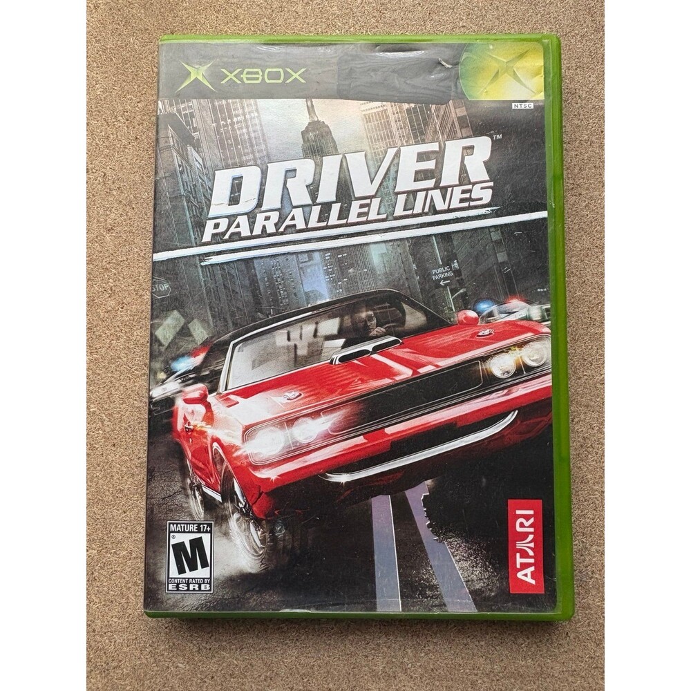 Driver Parallel Lines for Xbox Original - Game & Case
